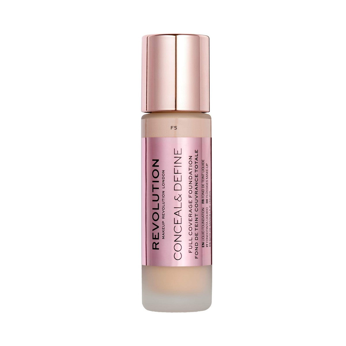 Liquid Make Up Base Revolution Make Up Conceal Define Nº F5 23 ml