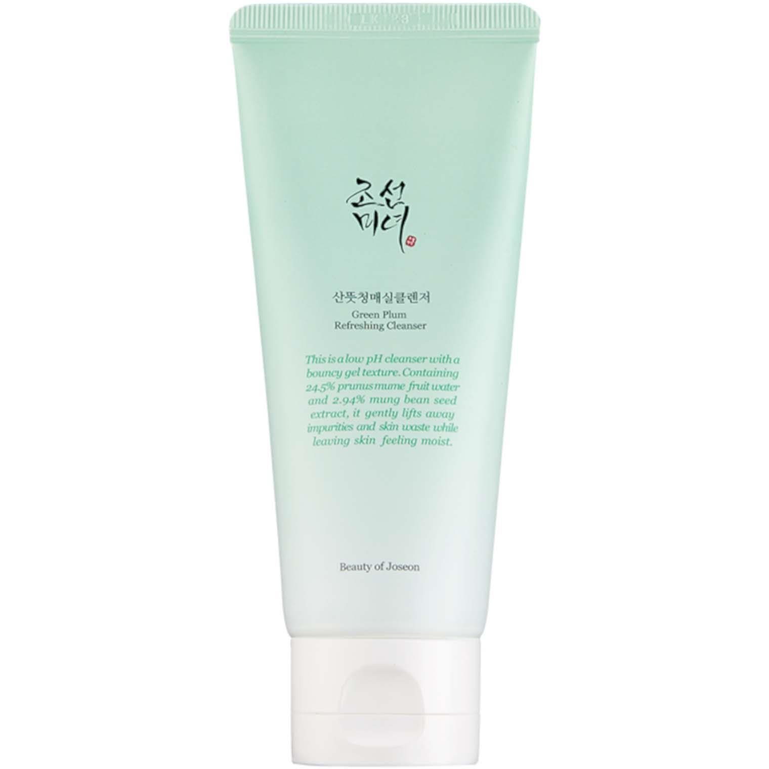 BEAUTY OF JOSEON Green Plum Refreshing Cleanser, 100ml (8809738314678)